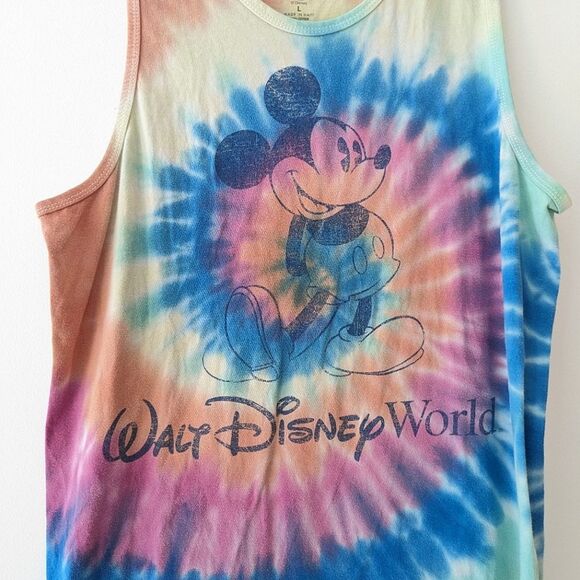 Walt Disney World Mickey Mouse Tie Dye Tank Top - Picture 2 of 4
